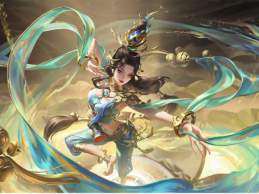 如果成为游戏建模师，今天做都是貂蝉胡璇