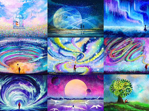 奇幻主题系列插画Ⅱ