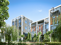 建筑设计摄影|天津滨海国际企业大道 