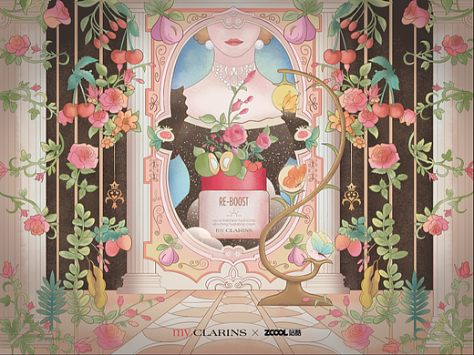 【好食肌長(zhǎng)綻放】鏡中花園（個(gè)人主頁-ZNjYxMTM3NjQ=） - 海報(bào) - 站酷設(shè)計(jì)師韻悠揚(yáng)原創(chuàng)素材 - 站酷ZCOOL