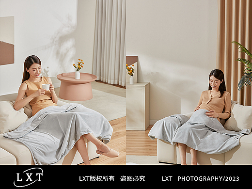 毛毯拍摄