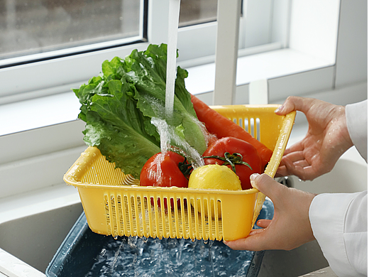 沥水篮/洗菜篮/收纳筐の静物拍摄