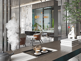 现代黑白灰别墅