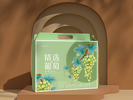 葡萄插畫禮盒
