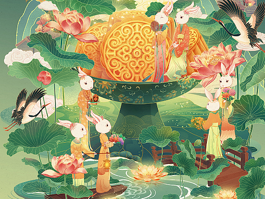 中秋节插画