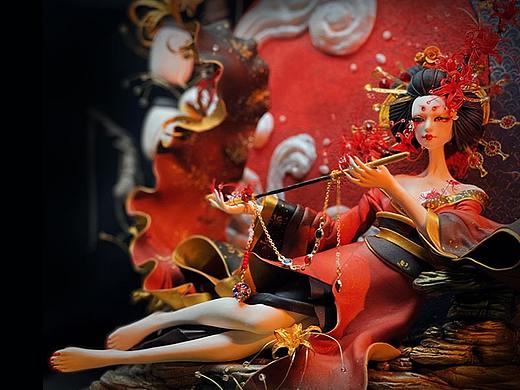 原创粘土作品——花美人系列之《彼岸之魂》