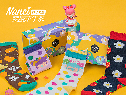 nanci 梦境下午茶袜子礼盒