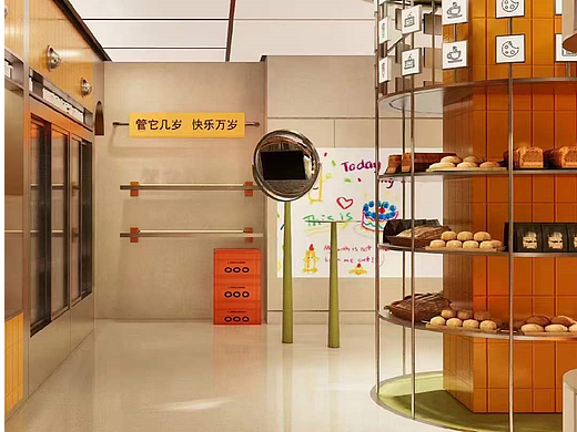 烘焙店設(shè)計| 用設(shè)計抓住消費者的心（個人主頁-ZNjc2NzgzMzY=） - 商業(yè)空間設(shè)計 - 站酷設(shè)計師一然愛設(shè)計原創(chuàng)素材 - 站酷ZCOOL