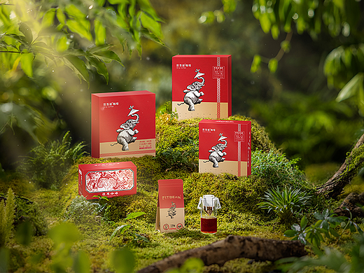 绿植森林创意拍摄