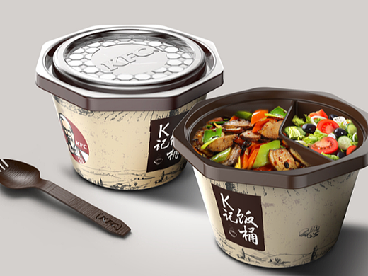 肯德基 · K记饭桶包装设计