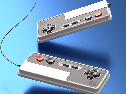 C4D游戲手柄練習（個人主頁-ZNTkyNDM3NTI=） - 其他平面 - 站酷設(shè)計師遠霧長原創(chuàng)素材 - 站酷ZCOOL