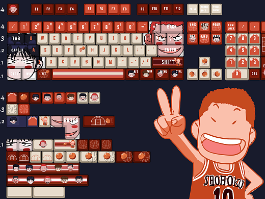 灌篮高手键帽设计