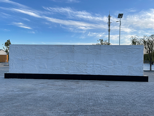 宁夏红寺堡区法制广场浮雕