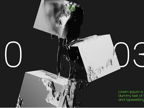 PR模板|3D元素高级动态文字图片排版动画标题介绍视频