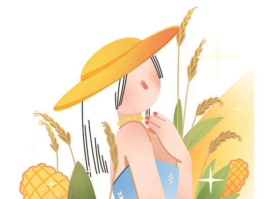 女孩（个人主页-ZNjE2NDQ5MDg=） - 商业插画 - 站酷设计师隔壁家的公猫原创素材 - 站酷ZCOOL