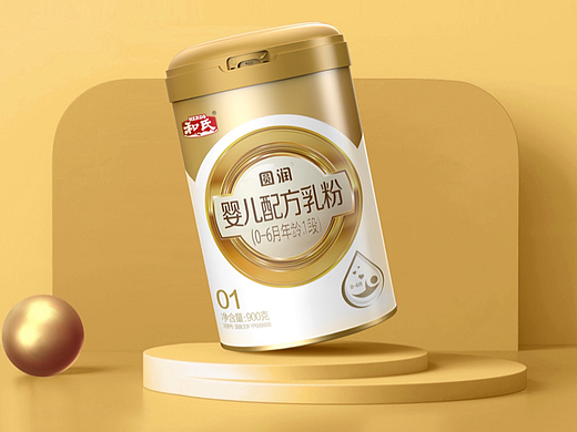 婴幼儿奶粉包装设计