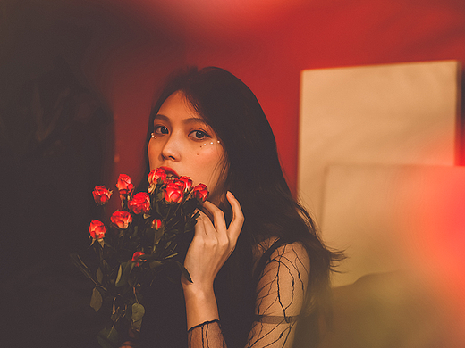 -无人的花 与她  复古人像拍摄