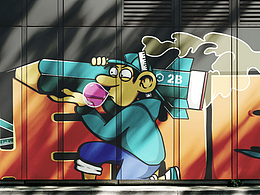 系列涂鴉插圖設計