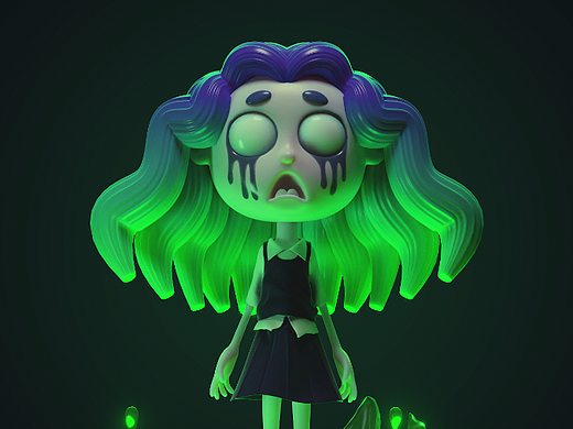 【Blender】小幽灵