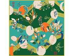 原创插画|侯月-四色/虞美人-克莱因蓝|Toni杨