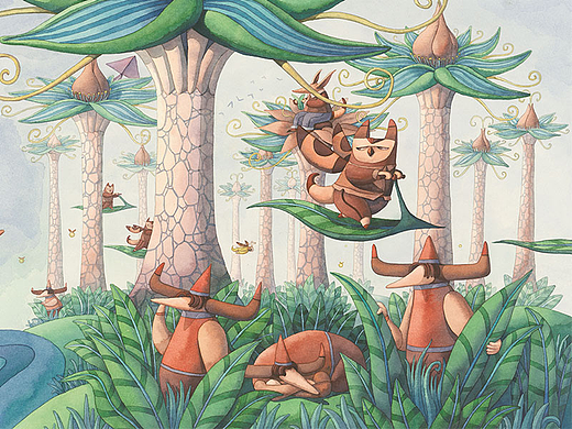 绘本《A LOST KITE》局部