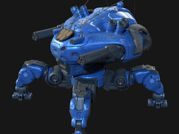 云普集VIP學(xué)員作品《藍(lán)色妖姬型機(jī)器人》