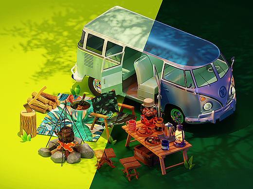 夏日露营 Summer camp