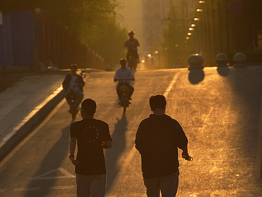 School walk in DUT 大连理工大学