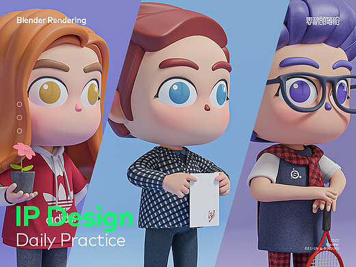 卡通IP形象设计  #ZBrush训练计划