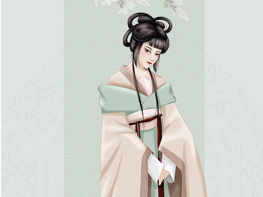 花间-玉兰（个人主页-ZNjA2MjY4NzI=） - 创作习作 - 站酷设计师若汐_wing原创素材 - 站酷ZCOOL