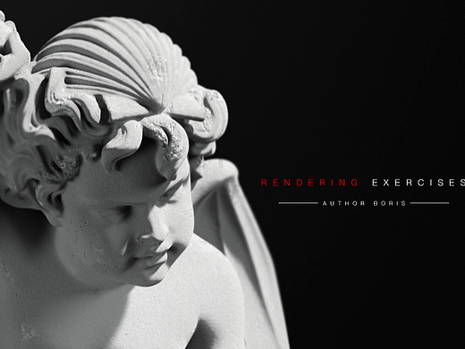 C4D-OC 儿童天使精细材质渲染