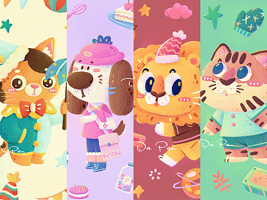 儿童插画可爱_素材网站_图片免费下载-zcool站酷