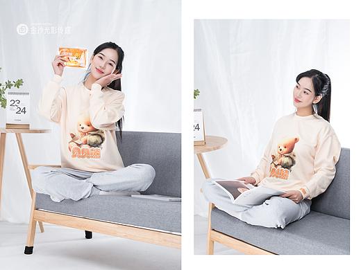 爱拍照的小姐姐，“暖暖”的很贴心，来自贝贝熊暖宝宝