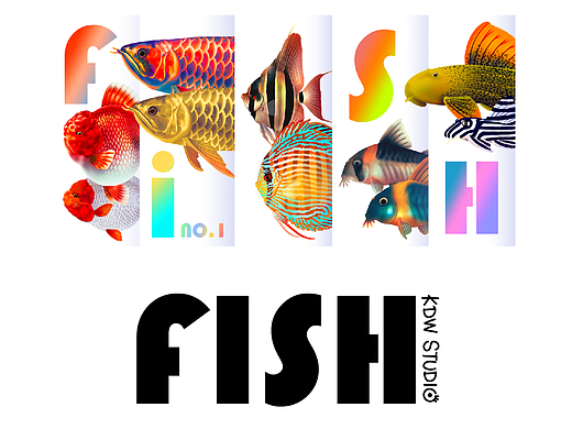 KDW工作室【Fish】系列观赏鱼磁吸贴第一季