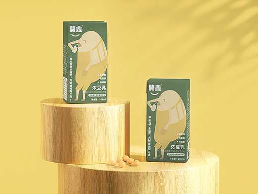 開鑫-濃豆乳——那年我雙手插兜，只知道啥叫開鑫?。▊€人主頁-ZNjY0OTI4MjA=） - 包裝 - 站酷設計師與時光面對面原創(chuàng)素材 - 站酷ZCOOL