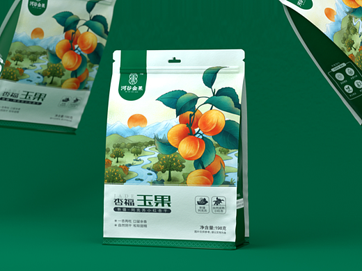 河谷金果 ｜新疆小红杏干品牌包装设计