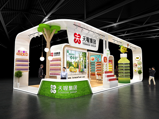 天喔集团展台