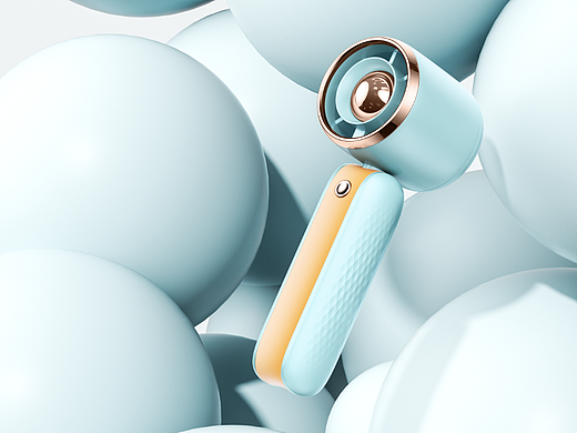 【产品渲染】 风扇（个人主页-ZNTk5NTI3MzY=） - 产品 - 站酷设计师Hei黑白原创素材 - 站酷ZCOOL