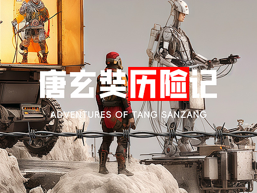 唐玄奘歷險記（個人主頁-ZNjg2MDE2NTY=） - AI作品 - 站酷設(shè)計師octotalk原創(chuàng)素材 - 站酷ZCOOL