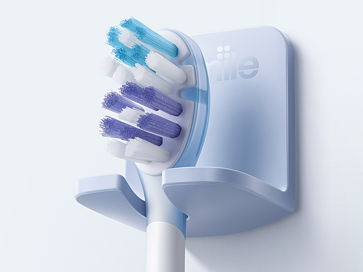 静物摄影｜usmile笑容加电动牙刷挂架