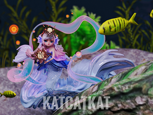 原创IP | Blender建模 |Betta  小美人鱼