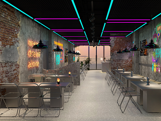 『上海』160m² 烧烤店℃ 叙利亚风