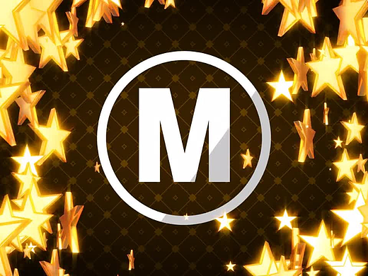 AE模板 | 明亮金色星星开启村志LOGO介绍电影预告片
