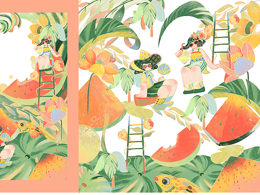 大暑/夏至/夏日《夏季森林之旅》