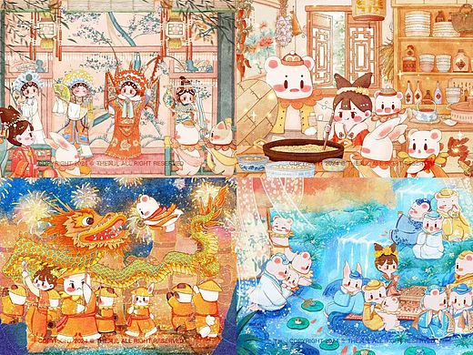 原创古风插画丨中国传统民俗节日系列