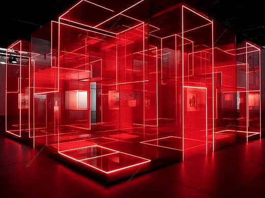 AI展台，AI展台设计，展览设计，展台设计，