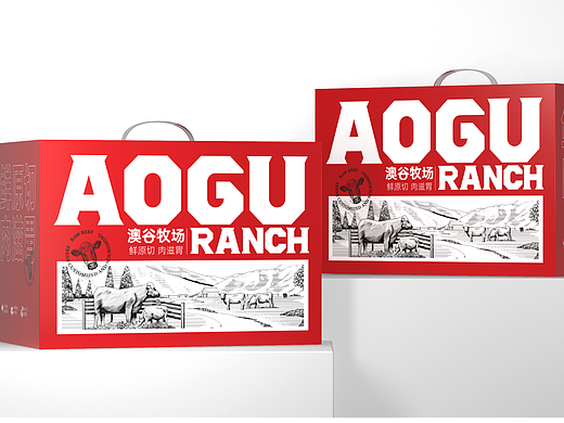 澳谷牧场牛肉包装&详情页