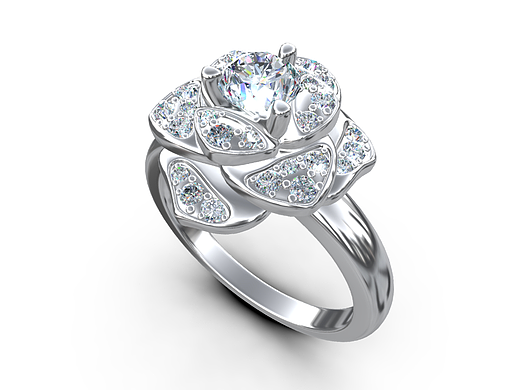 即得宝 珠宝3d设计 珠宝3d渲染 3D渲染