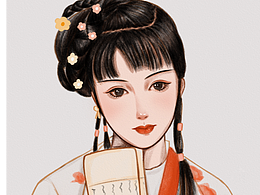 水彩人物绘画
