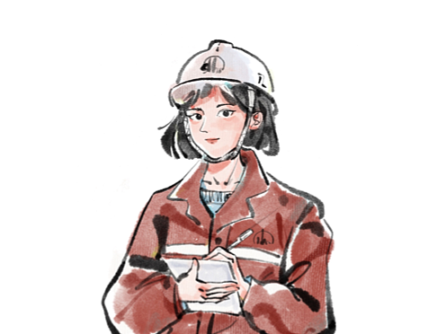 天然气采集科普插画